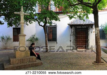 Spain, Andalusia, Seville, Plaza de Santa Marta, cross,. View Large Photo Image Stock Photography - Spain, Andalusia, Seville, Plaza de Santa Marta, cross,.. Fotosearch