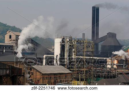 Steel Mill near Wheeling West Virginia. View Large Photo Image Stock Photograph - Steel Mill near Wheeling West Virginia.. Fotosearch