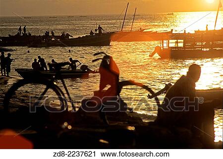 Stock Image - stone town. zanzibar.. Fotosearch