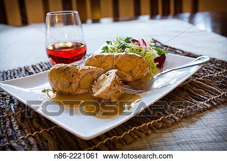 stuffed turkey parmesan. View Large Photo Image Stock Image - stuffed turkey parmesan.. Fotosearch