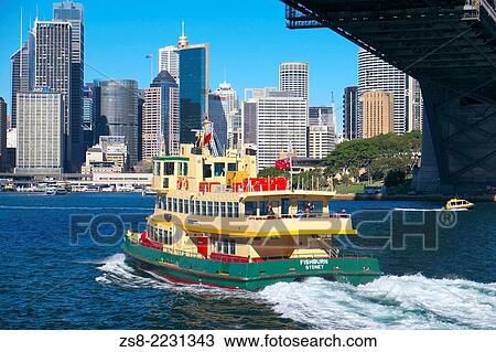 Stock Image - sydney harbour bridge at milsons point, sydney, australia.. Fotosearch