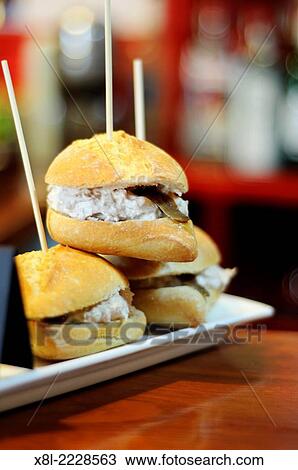 Tapas at the bar, San Sebastian, Basque Country, Spain View Large Photo Image Stock Image - Tapas at the bar, San Sebastian, Basque Country, Spain. Fotosearch