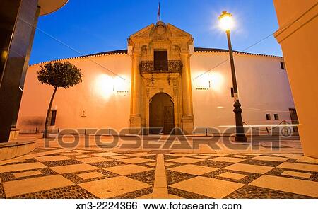 The bullring and Real Maestranza De Caballería De Ronda, Plaza de toros, Ronda, White Towns, Malaga province, Andalusia, Spain, Europe. View Large Photo Image Stock Photograph - The bullring and Real Maestranza De Caballería De Ronda, Plaza de toros, Ronda, White Towns, Malaga province, Andalusia, Spain, Europe.. Fotosearch