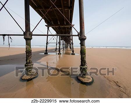 The pier, Saltburn, North Yorkshire coast, UK. View Large Photo Image Stock Photography - The pier, Saltburn, North Yorkshire coast, UK.. Fotosearch