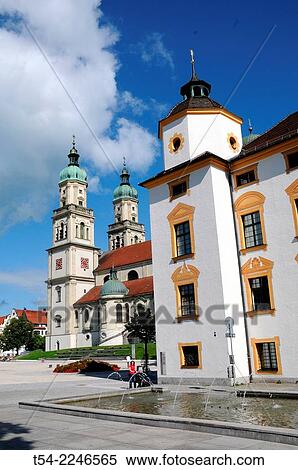 The St. Lawrence Church in Kempten, Bavaria, Allgaeu View Large Photo Image Stock Photography - The St. Lawrence Church in Kempten, Bavaria, Allgaeu. Fotosearch