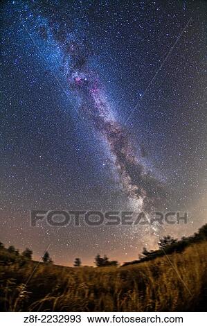 The summer Milky Way on a clear moonless September evening, from my rural backyard in southern Alberta. This is a stack of 5 x 5 minute exposures with the 15mm f/2. 8 lens and Canon 5D MkII at ISO 800, on the iOptron SkyTracker. Portrait version. View Large Photo Image Stock Image - The summer Milky Way on a clear moonless September evening, from my rural backyard in southern Alberta. This is a stack of 5 x 5 minute exposures with the 15mm f/2. 8 lens and Canon 5D MkII at ISO 800, on the iOptron SkyTracker. Portrait version.. Fotosearch