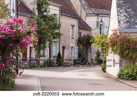 The village of Chedigny, France. The village holds a rose festival every May. View Large Photo Image Stock Image - The village of Chedigny, France. The village holds a rose festival every May.. Fotosearch