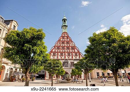 theatre Gewandhaus on the main market in Zwickau, Saxony, Germany, Europe. View Large Photo Image Stock Photography - theatre Gewandhaus on the main market in Zwickau, Saxony, Germany, Europe.. Fotosearch