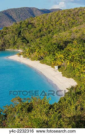 Trunk Bay and Beach on the Caribbean Island of St John in the US Virgin Islands. View Large Photo Image Stock Photograph - Trunk Bay and Beach on the Caribbean Island of St John in the US Virgin Islands.. Fotosearch