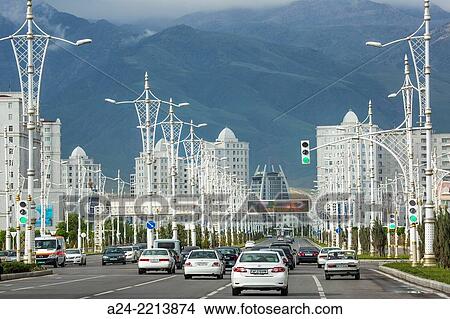 Turkmenistan, Ashgabat City,. View Large Photo Image Picture - Turkmenistan, Ashgabat City,.. Fotosearch