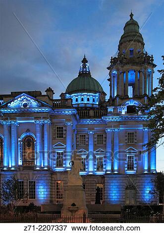 UK, Northern Ireland, Belfast, City Hall, Titanic Memorial,. View Large Photo Image Stock Photo - UK, Northern Ireland, Belfast, City Hall, Titanic Memorial,.. Fotosearch