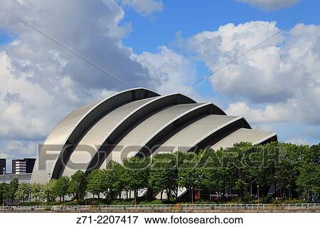 UK, Scotland, Glasgow, Clyde Auditorium, The Armadillo,. View Large Photo Image Stock Photo - UK, Scotland, Glasgow, Clyde Auditorium, The Armadillo,.. Fotosearch