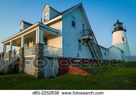 USA, Maine, Pemaquid Point, Pemmaquid Point Lighthouse, late afternoon. View Large Photo Image Stock Photo - USA, Maine, Pemaquid Point, Pemmaquid Point Lighthouse, late afternoon.. Fotosearch