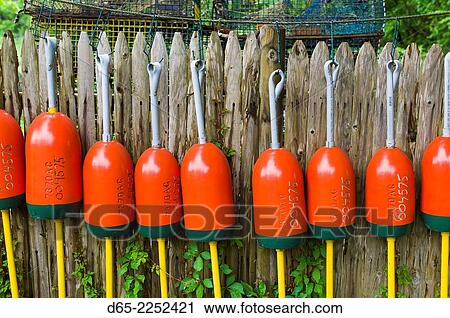 USA, Massachusetts, Gloucester, Annisquam, Lobster buoys. View Large Photo Image Stock Image - USA, Massachusetts, Gloucester, Annisquam, Lobster buoys.. Fotosearch