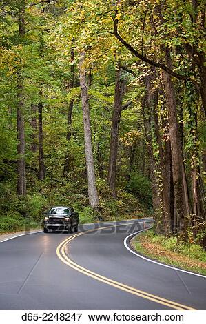 USA, North Carolina, Great Smoky Mountains National Park, Newfound Gap Road, Route 441, autumn. View Large Photo Image Stock Photo - USA, North Carolina, Great Smoky Mountains National Park, Newfound Gap Road, Route 441, autumn.. Fotosearch