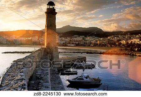 venetian lighthouse. Rethymno. View Large Photo Image Stock Image - venetian lighthouse. Rethymno.. Fotosearch