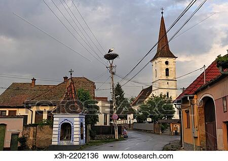 Stock Photograph - village of Sibiel, department of Sibiu, Transylvania, Romania, Southeastern and Central Europe.. Fotosearch