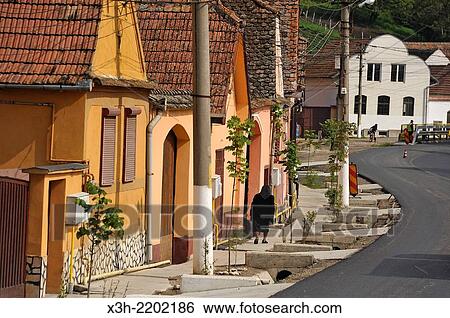 village on the road from Sibiu to Sighisoara, Transylvania, Romania, Southeastern and Central Europe. View Large Photo Image Stock Photograph - village on the road from Sibiu to Sighisoara, Transylvania, Romania, Southeastern and Central Europe.. Fotosearch
