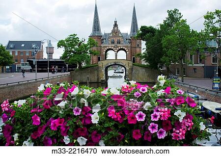 Waterpoort in Sneek, Friesland province (Fryslan), Netherlands View Large Photo Image Stock Image - Waterpoort in Sneek, Friesland province (Fryslan), Netherlands. Fotosearch