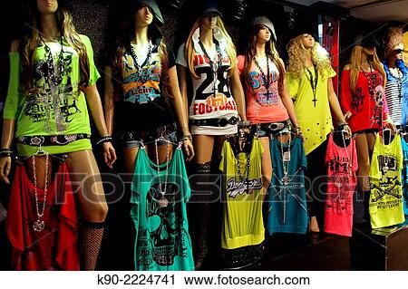 Young girls as dummies in clothing store, Shilin Night Market, Taipei, Taiwan, East Asia. View Large Photo Image Stock Image - Young girls as dummies in clothing store, Shilin Night Market, Taipei, Taiwan, East Asia.. Fotosearch