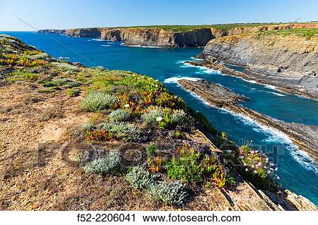 Zambujeira do Mar, Natural Park of Southwest Alentejo and Costa Vicentina, Alentejo, Portugal, Europe. View Large Photo Image Stock Image - Zambujeira do Mar, Natural Park of Southwest Alentejo and Costa Vicentina, Alentejo, Portugal, Europe.. Fotosearch