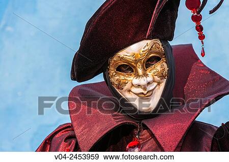 A masked harlequin at the carnival in Venice, Italy, Europe View Large Photo Image Stock Photo - A masked harlequin at the carnival in Venice, Italy, Europe. Fotosearch