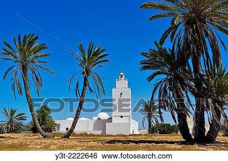 Stock Photograph - Africa, North Africa, Maghreb, Djerba island. Guellala. Mosque.. Fotosearch