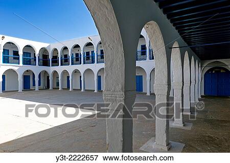 Africa, North Africa, Maghreb, South Tunisia, Governorat of Medenine. Djerba island. Hara Sghira. Ghriba Jewish synagogue. One of the oldest places of worship in the Jewish community in Tunisia, 586 before J. C. View Large Photo Image Stock Photo - Africa, North Africa, Maghreb, South Tunisia, Governorat of Medenine. Djerba island. Hara Sghira. Ghriba Jewish synagogue. One of the oldest places of worship in the Jewish community in Tunisia, 586 before J. C.. Fotosearch
