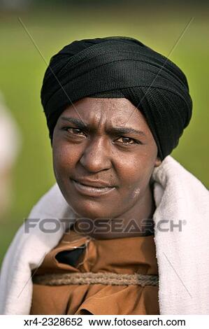Stock Image - Ahmara woman, Ethiopia. Fotosearch