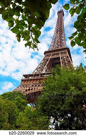 Stock Photo - Eiffel tower. Paris. France.. Fotosearch