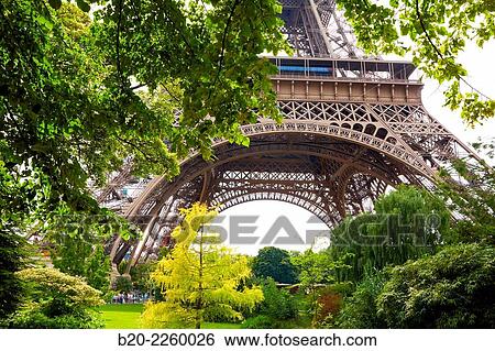 Stock Photograph - Eiffel tower. Paris. France.. Fotosearch