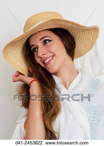 girl portrait hat. View Large Photo Image Stock Image - girl portrait hat.. Fotosearch