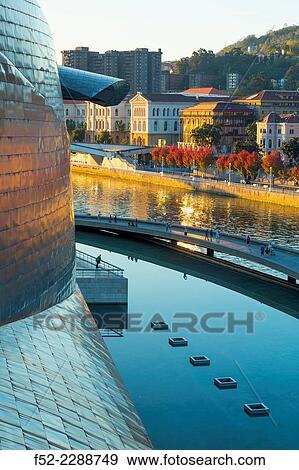 Gugghenheim museum, Bilbao, The Basque Country, Spain, Europe. View Large Photo Image Stock Photo - Gugghenheim museum, Bilbao, The Basque Country, Spain, Europe.. Fotosearch