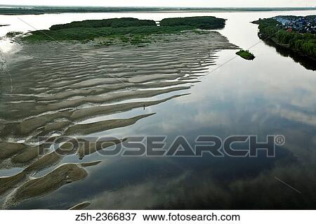 Stock Photo - Nature of the Yamal-Nenets Autonomous District from the air.. Fotosearch