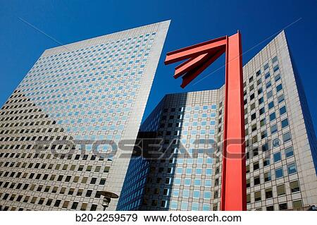 Stock Photo - Office buildings. La Defense. Paris. France. Europe.. Fotosearch