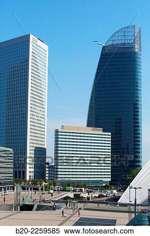 Office buildings. La Defense. Paris. France. Europe. View Large Photo Image Stock Photography - Office buildings. La Defense. Paris. France. Europe.. Fotosearch