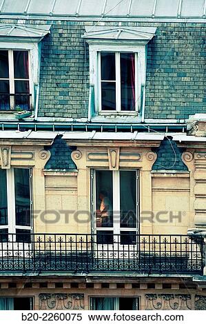 Stock Photography - Parisian rooftops. Latin Quartier. Paris. France.. Fotosearch