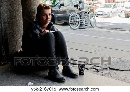 Ulitsa Lege, Sofia, Bulgaria. Young Roma woman, in het twenties, begging in the streets of Sofia for scraps of money. Many Bulgarian and Roma people consider this a valid way to gain income. View Large Photo Image Stock Photography - Ulitsa Lege, Sofia, Bulgaria. Young Roma woman, in het twenties, begging in the streets of Sofia for scraps of money. Many Bulgarian and Roma people consider this a valid way to gain income.. Fotosearch