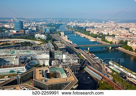 View from Ballon de Paris. Parc André Citroën. Seine river. Paris. France. View Large Photo Image Stock Image - View from Ballon de Paris. Parc André Citroën. Seine river. Paris. France.. Fotosearch