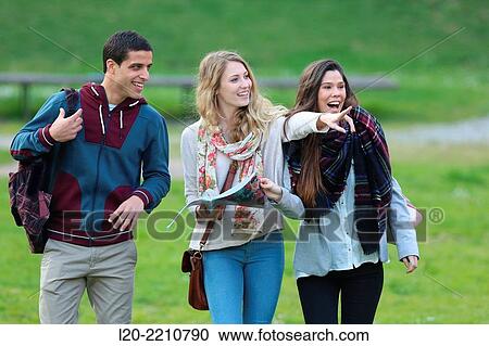 Young students at campus View Large Photo Image Stock Image - Young students at campus. Fotosearch