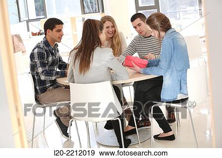 Young students at campus View Large Photo Image Stock Photo - Young students at campus. Fotosearch