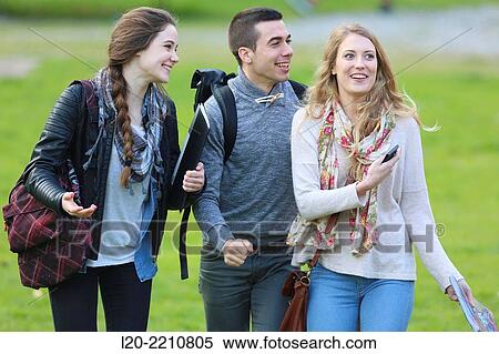 Young students at campus View Large Photo Image Stock Photography - Young students at campus. Fotosearch
