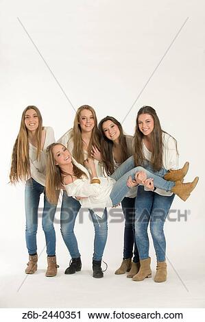 Stock Image - Young women. Fotosearch