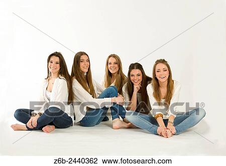 Stock Image - Young women. Fotosearch