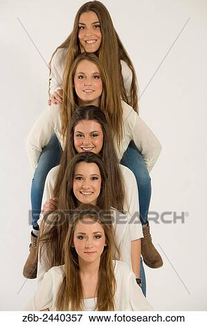 Stock Photo - Young women. Fotosearch