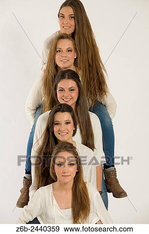 Stock Photo - Young women. Fotosearch