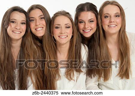Stock Photography - Young women. Fotosearch