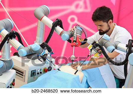 Development of a surgical robot with 3D vision and tactile sensations. View Large Photo Image Stock Image - Development of a surgical robot with 3D vision and tactile sensations.. Fotosearch