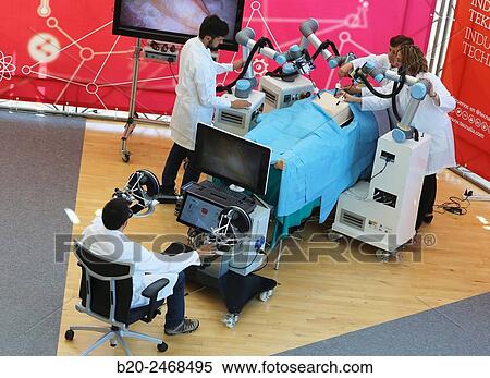 Development of a surgical robot with 3D vision and tactile sensations. View Large Photo Image Stock Photography - Development of a surgical robot with 3D vision and tactile sensations.. Fotosearch
