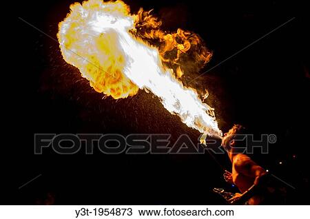 Europe, France, Var, Fayence. Medieval festival, fire-eater. View Large Photo Image Stock Image - Europe, France, Var, Fayence. Medieval festival, fire-eater.. Fotosearch